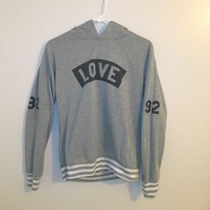 Grey Love Sweatshirt